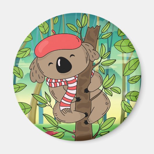 Cute Koala Beer Magneet (Voorkant)