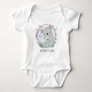 Cute koala beer Mama voegt tekst toe Romper