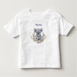 Cute Koala Beer met bloemen Kinder Shirts