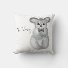 Cute Koala Beer Name Floral Modern Simple Throw Pi Kussen
