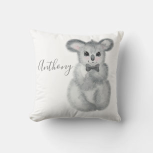 Cute Koala Beer Name Floral Modern Simple Throw Pi Kussen