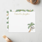 Cute Koala Beer Note Card Notitiekaartje (Voorkant / Achterkant in situ)