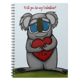 Cute Koala Beer Notitieboek