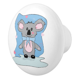 Cute Koala Beer Nursery Room Ceramic Pull Keramische Knop