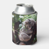 Cute Koala Beer ontspannend in een boom Blikjeskoeler (Blikje Voorkant)
