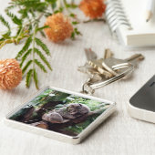 Cute Koala Beer ontspannend in een boom Sleutelhanger (Zijkant)