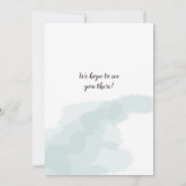 Cute Koala Beer over Waterverf Baby shower I Kaart (Achterkant)