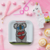 Cute Koala Beer Papieren Bordje (Feest)