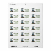 Cute Koala Beer Party Center Etiket (Full Sheet)