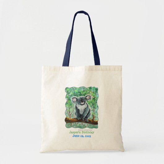 Cute Koala Beer Party Center Tote Bag (Voorkant)