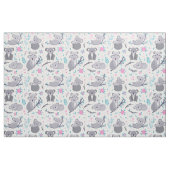 Cute Koala Beer Pattern Stof (Fat Quarter)
