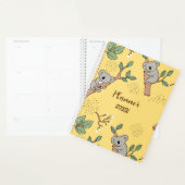 Cute Koala Beer Personalized Planner (Display)