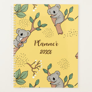 Cute Koala Beer Personalized Planner