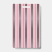 Cute Koala Beer Pink and Grey Hall Pass Badge (Achterkant)