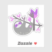 Cute Koala Beer Pink Grey Bamboo Laptop Sticker (Vel)