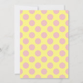 Cute Koala Beer Polka Dots Baby shower Kaart (Achterkant)