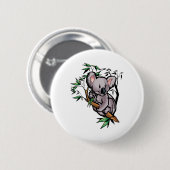 Cute Koala Beer Ronde Button 5,7 Cm (Voorkant /achterkant)