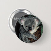 Cute Koala Beer Ronde Button 5,7 Cm (Voorkant /achterkant)