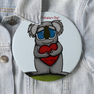 Cute Koala Beer Ronde Button 6,0 Cm