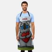 Cute Koala Beer Schort (Gedragen)