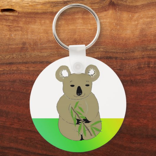 Cute Koala Beer Sleutelhanger (Voorkant)