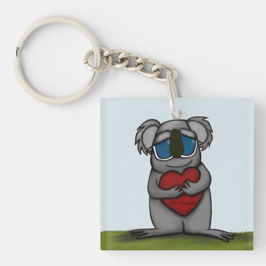Cute Koala Beer Sleutelhanger (Voorkant)