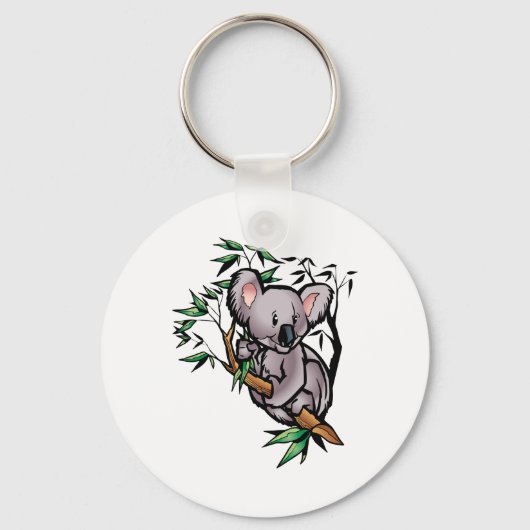 Cute Koala Beer Sleutelhanger (Voorkant)