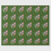 Cute koala beer snoep tropische kerstmis cadeaupapier (Vlak)