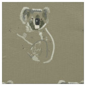 Cute Koala Beer Stof (Close Up)