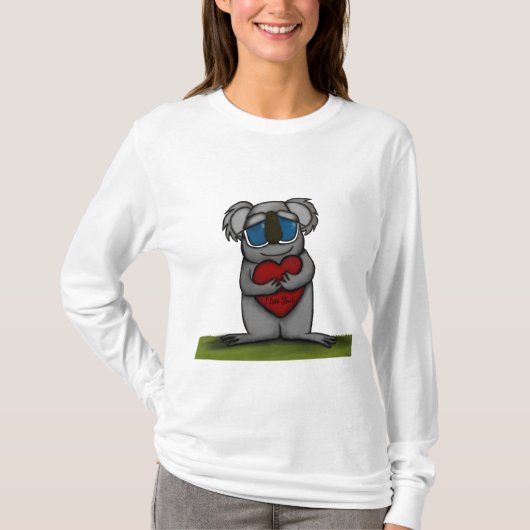 Cute Koala Beer T-shirt (Voorkant)