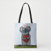 Cute Koala Beer Tote Bag (Voorkant)