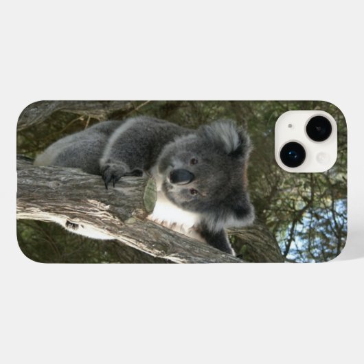 Cute Koala Beklimt een boomfoto Case-Mate iPhone Case (Achterkant (horizontaal))