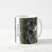 Cute Koala beklimt een Mok met een boomkoffie (Voorkant rechts)