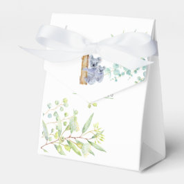 Cute Koala Beren Eucalyptus Leaves Baby shower Bedankdoosjes