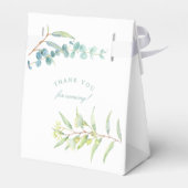 Cute Koala Beren Eucalyptus Leaves Baby shower Bedankdoosjes (Achterkant)