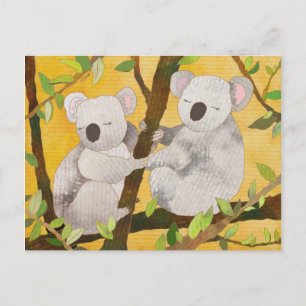Cute Koala-Beren in Australië Briefkaart