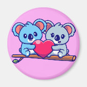 Cute Koala Beren Magnet (Voorkant)
