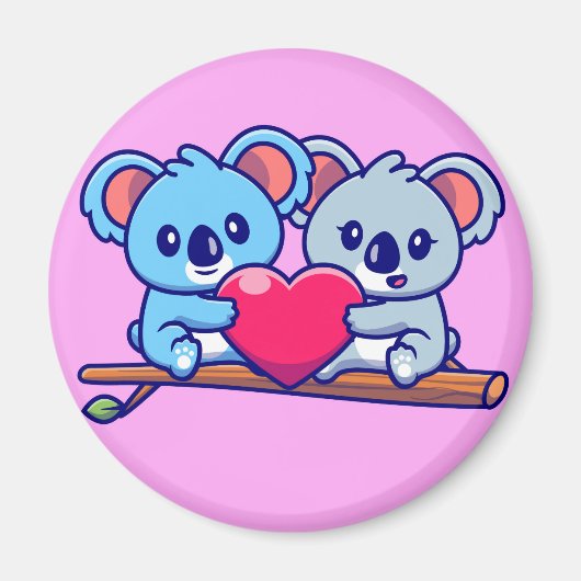 Cute Koala Beren Magnet (Voorkant)