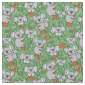 Cute Koala Beren Pattern Stof (Close Up)