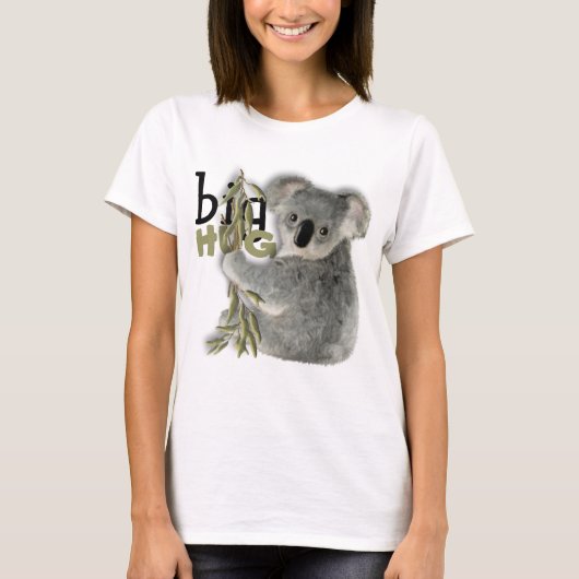 Cute Koala Big Hug T-shirt (Voorkant)