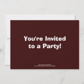 Cute Koala Birthday Party Invitation Kaart (Achterkant)