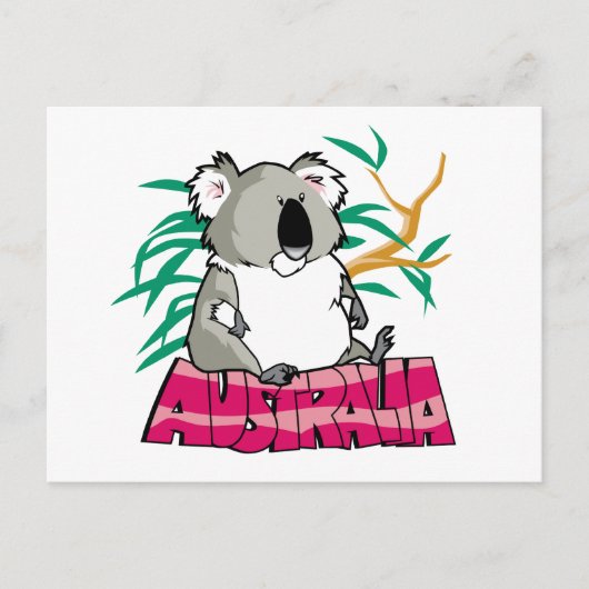 Cute Koala Briefkaart (Voorkant)