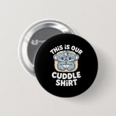 Cute Koala Couple Nest This Is Our Cuddle  Ronde Button 5,7 Cm (Voorkant /achterkant)