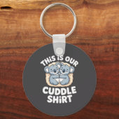 Cute Koala Couple Nest This Is Our Cuddle Sleutelhanger (Voorkant)