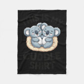 Cute Koala Couple This Is My Cuddle  Fleece Deken (Voorkant)