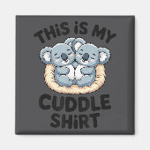 Cute Koala Couple This Is My Cuddle  Magneet (Voorkant)