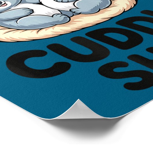 Cute Koala Couple This Is My Cuddle  Poster (Hoek)