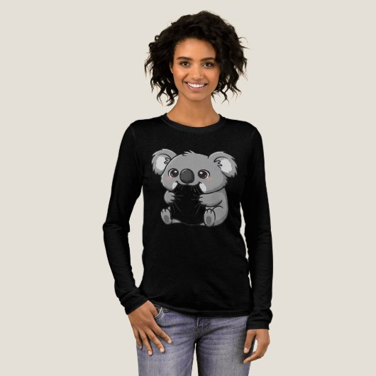 Cute Koala design Tri-Blend Shirt (Voorkant)