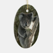 Cute Koala die een boom beklimt Keramisch Ornament (Rechts)