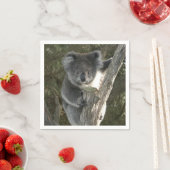 Cute Koala die een boom beklimt Servetten (Insitu)